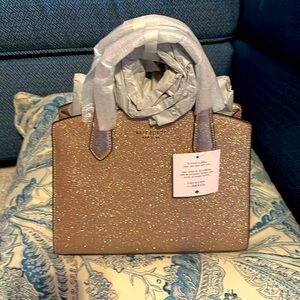 Sparkle and shine with a new Kate spade rose gold satchel purse